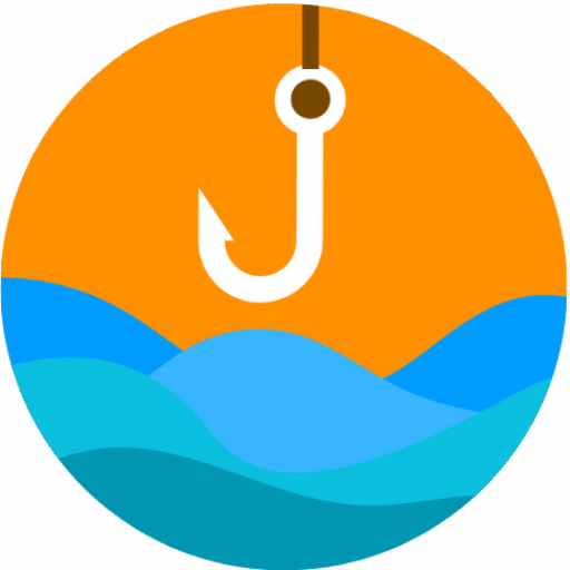 JLFisher Marketing's circular fishing hook logo